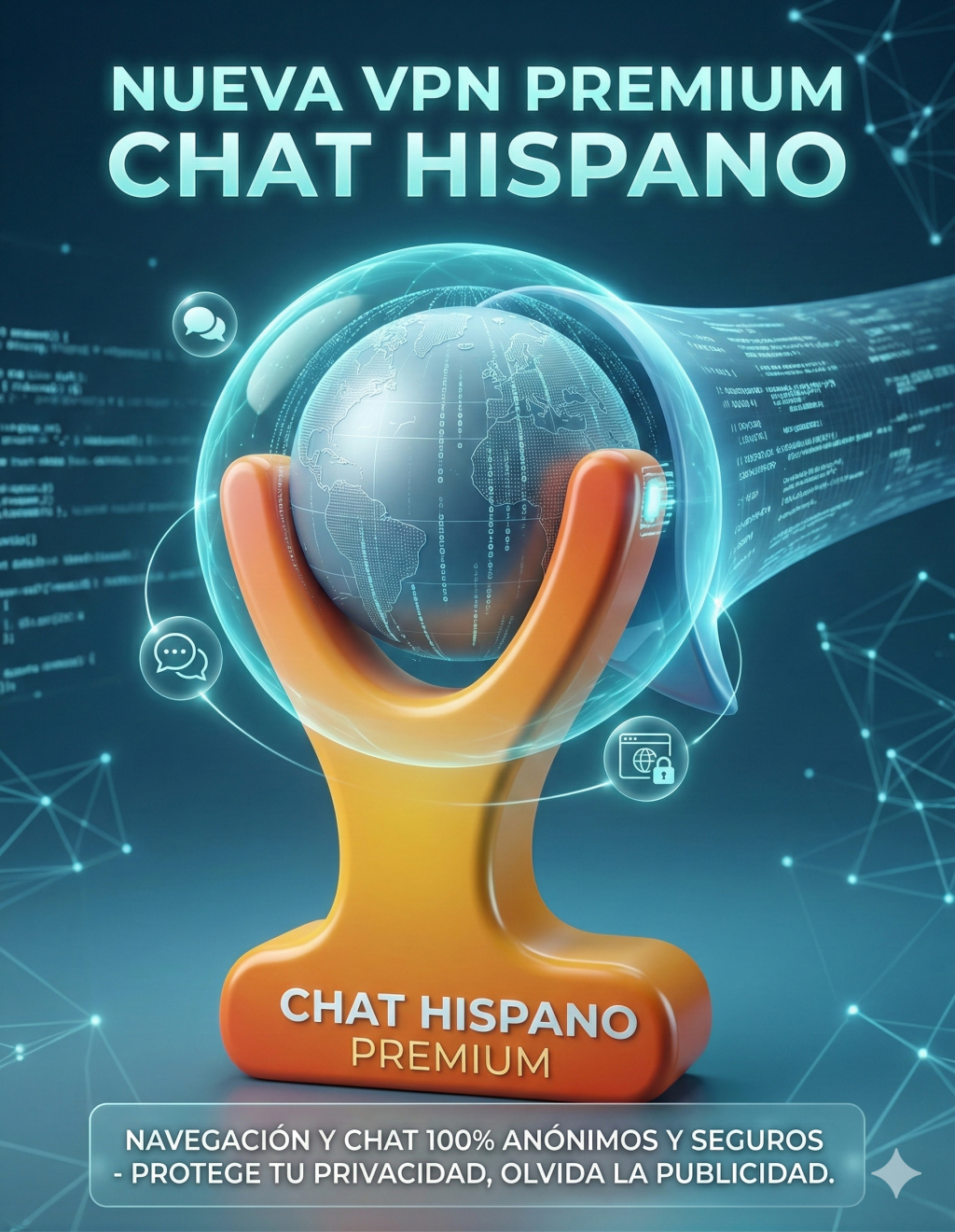 ¡Tu privacidad toma el mando! Nueva VPN de Chat Hispano